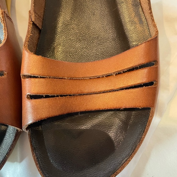 Made in SPAIN TAKEME Women's Brown Open-Toe Sandals high quality footwear - Picture 9 of 12